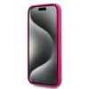 Karl Lagerfeld KLHMP15LSCHPPLF iPhone 15 Pro 6.1 różowy/fuschia hardcase Silicone Choupette Head MagSafe